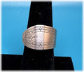 Plated silver size 7 spoon ring -$24 (#450)