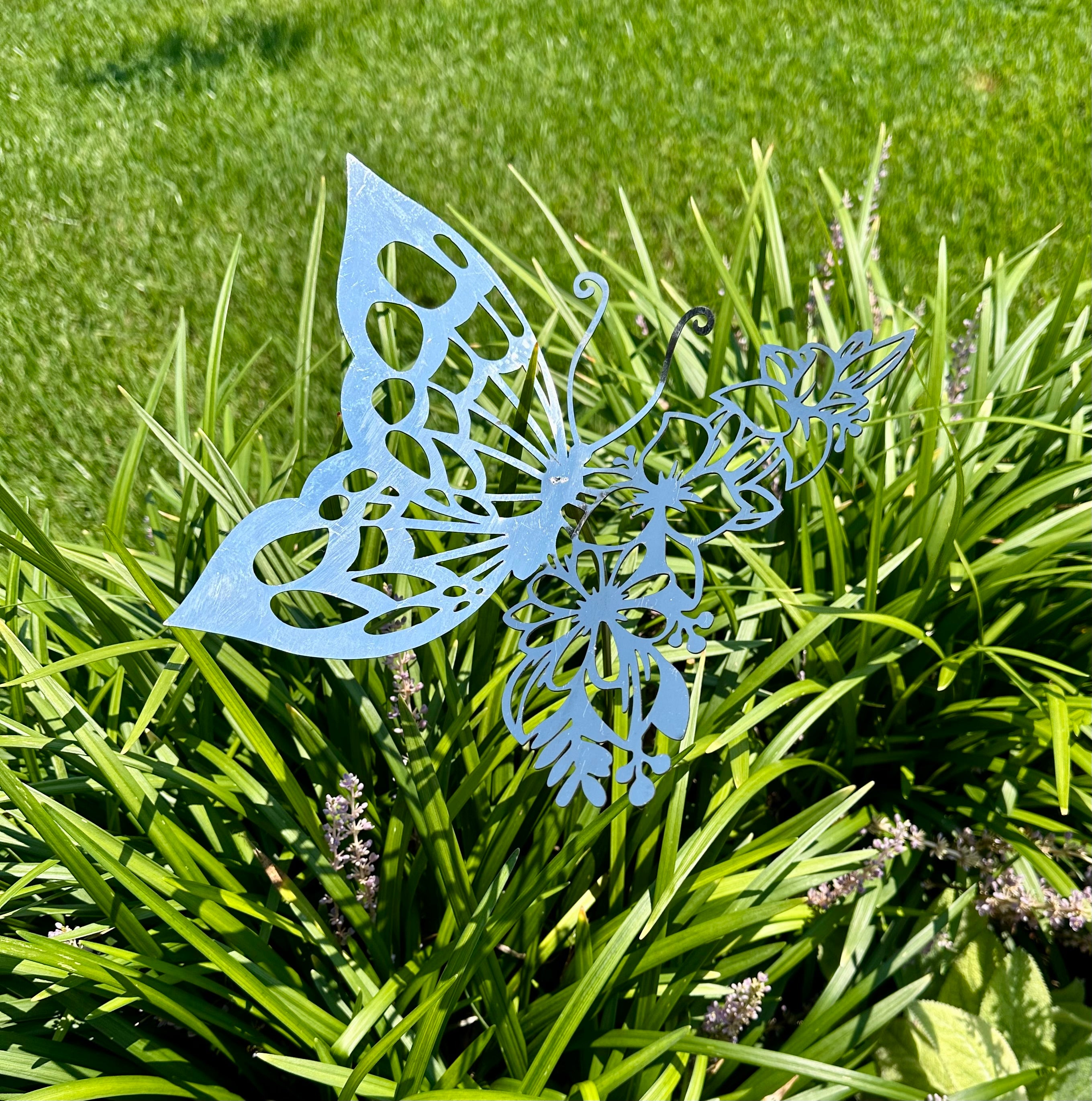 1 Stainless steel butterfly yard art ($61) with free shipping via USPS priority mail